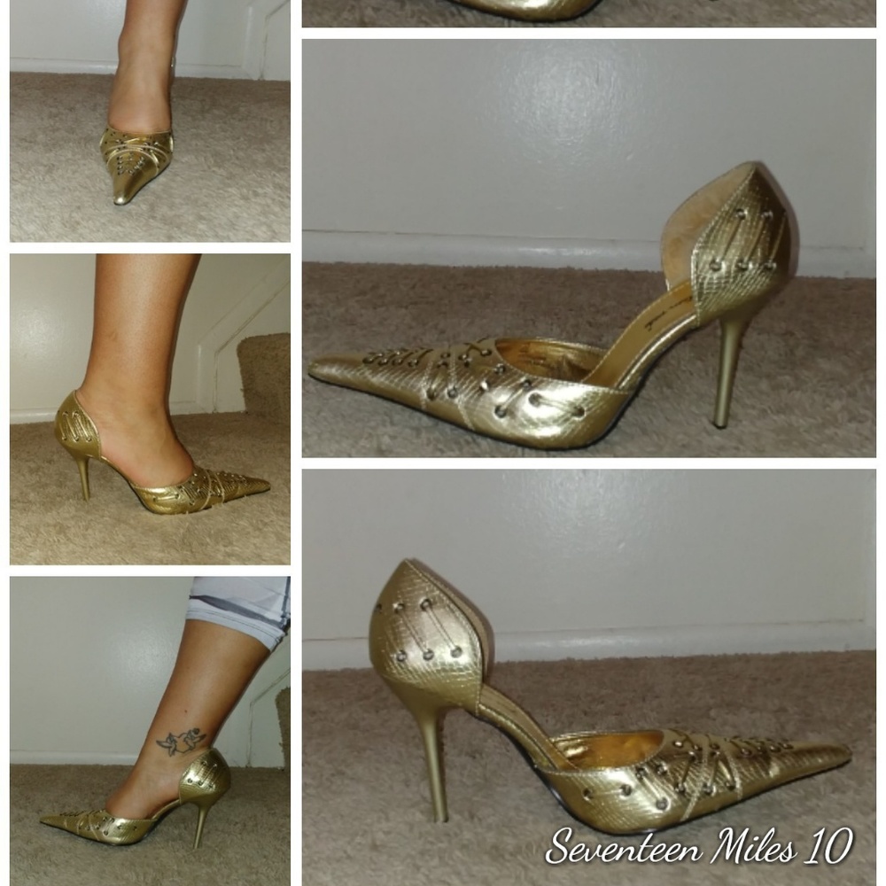 Golden heels